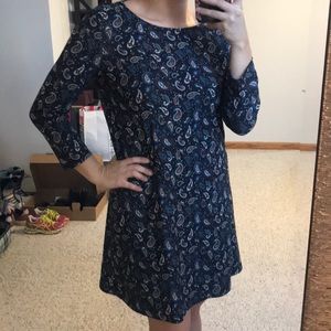 NWOT mango Paisley shift dress